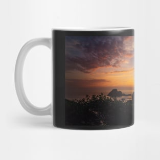 Sunset at a Rocky Beach Mug